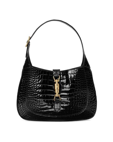 gucci jackie 1961 in crocodile.